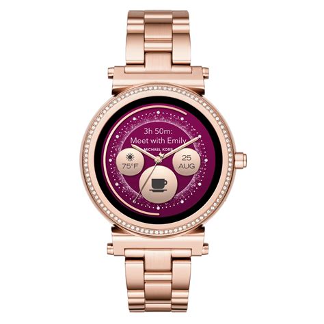 michael kors sofie watch size